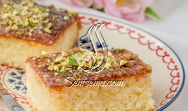 كيك بسبوسة بالليمون