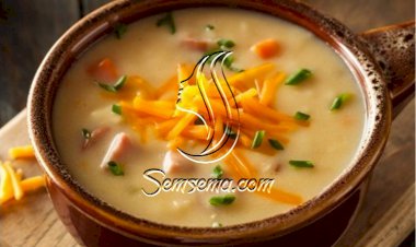 شوربة القرنبيط بجبن الشيدر