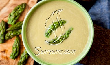 شوربة الهليون الكريمية