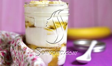 ترايفل الموز بالكراميل