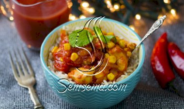 دجاج مكسيكي بالفلفل الملون