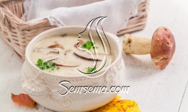 شوربة فطر كريمية