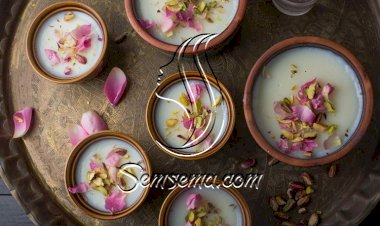 مهلبية بماء الورد