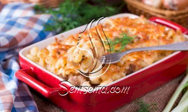 الباستا بالجبن والدجاج