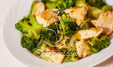 دجاج بالبروكلي