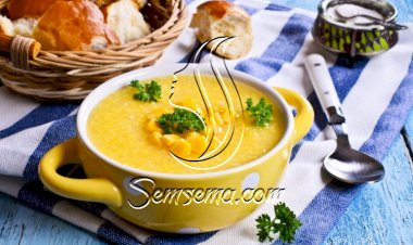 شوربة التشدر والذرة