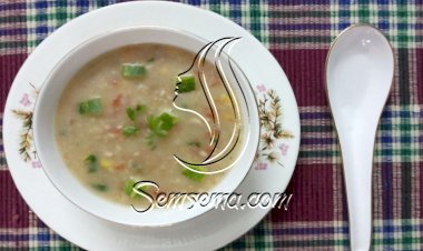 شوربة كويكر باللحم