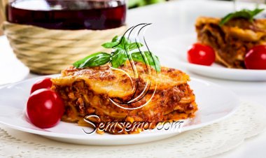 اللازانيا باللحم