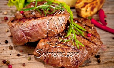 ستيك مشوي بالتتبيلة للرجيم