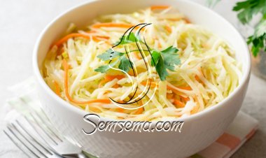 سلطة كولسلو - ملفوف وجزر