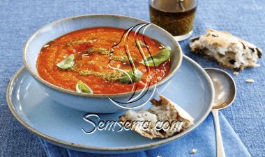 شوربة الطماطم الكريمية