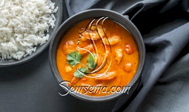 روبيان بالكاري والكريمة