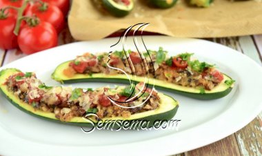 قوارب الكوسا بالبشاميل