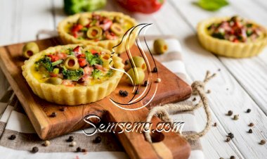 تارت مالح بالخضار