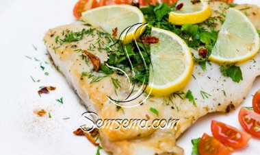 سمك الهامور بالكريمة بالفرن