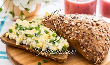 ساندويش البيض المسلوق للرجيم