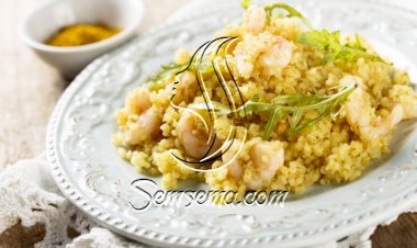 سلطة الكينوا بالروبيان