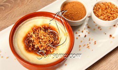 مهلبية بالكاسترد بالفرن