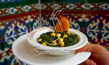 سبانخ بالحمص واللحم المفروم للرجيم