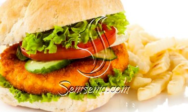 برجر الدجاج الصحي للرجيم