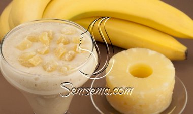 طريقة سموذي الأناناس بالموز