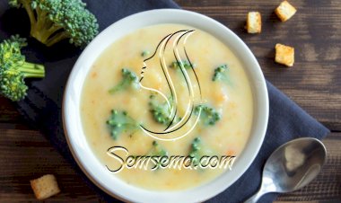 طريقة شوربة البروكلي بالجبن