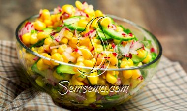 سلطة الذرة بجبن الفيتا