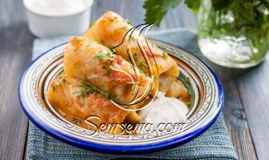 الملفوف باللحم المفروم على الطريقة الروسية