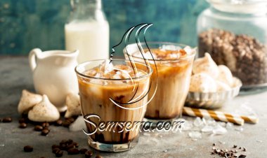 آيس كوفي بالحليب المكثف والهيل