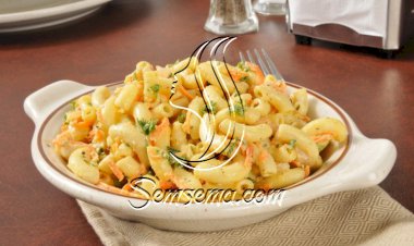 سلطة مكرونة بالمايونيز والفلفل