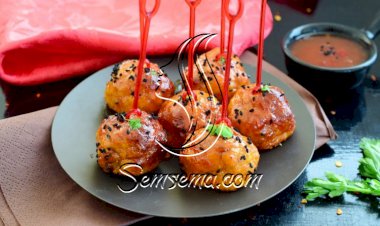 كرات الدجاج من المطبخ الصيني