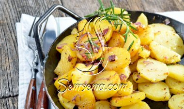 بطاطس مقلية مع البصل