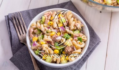 سلطة التونة مع الباستا