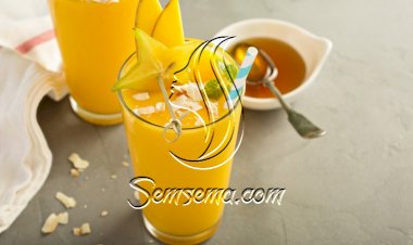 سموذي المانجو بالعسل