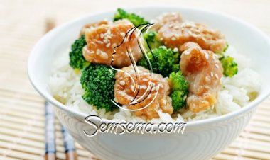 الدجاج الصيني مع الخضار