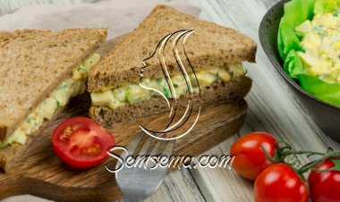 ساندويش البيض بالمايونيز