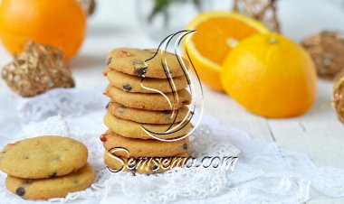 كوكيز الشوكولاتة بالبرتقال