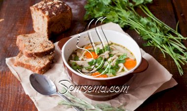 شوربة الدجاج لرجيم صحي