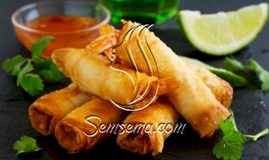 سبرينج رول بالجمبري