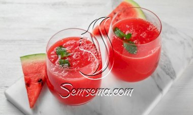 سموثي البطيخ بالنعناع