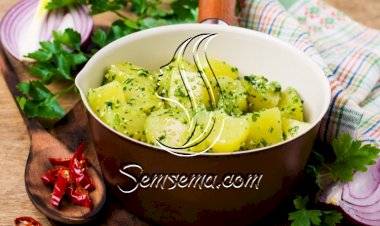 طريقة سلطة البطاطس المسلوقة