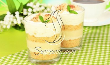 حلى الموز بالكريمة