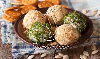 كرة الجبن بالجوز