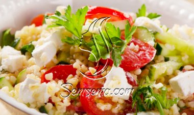 سلطة الكسكس بالخضار