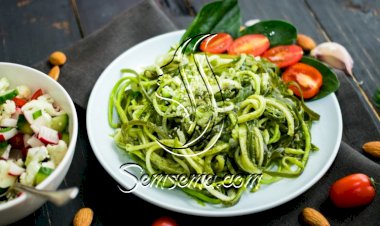 سباجيتي بالأفوكادو للرجيم