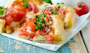 مقبلات البف بالطماطم والجبن