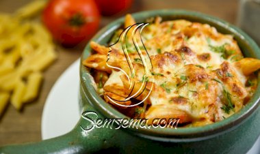مكرونة بالخضار بالفرن