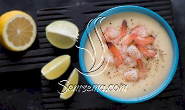 شوربة الروبيان بالكريمة