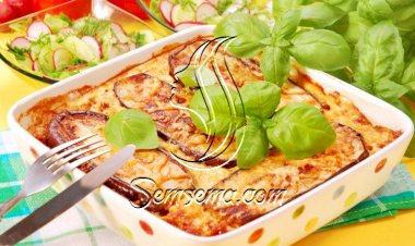 صينية بطاطس وباذنجان بالفرن