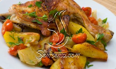 صينية بطاطس بالدجاج على الطريقة المصرية